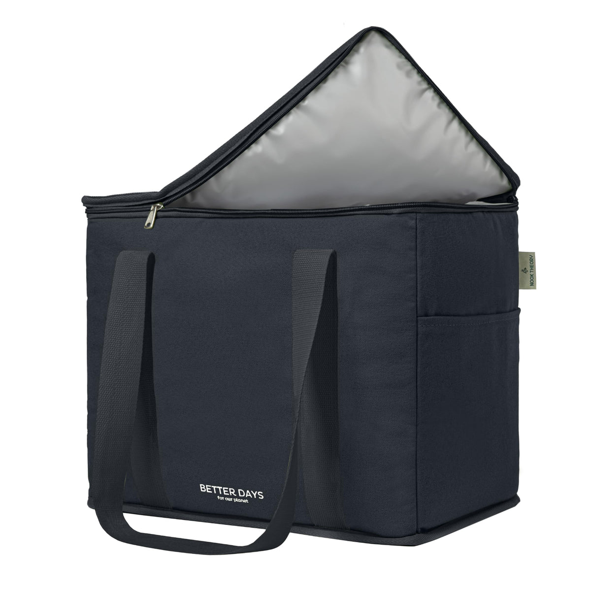 Nook Theory Reusable Insulated Grocery Bag - Leak Proof, X Large Cooler Bag