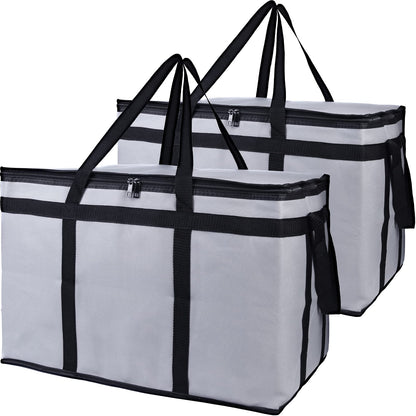 Bodaon 1-Pack Insulated Reusable Grocery Shopping Bags, X-Large, Black