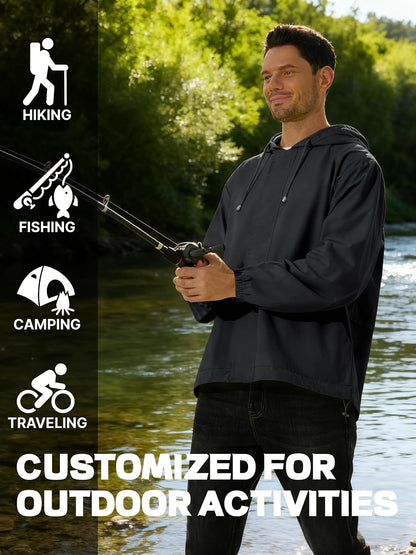 UIQUR Mens Waterproof Cycling Jacket Lightweight Packable Rain Jacket
