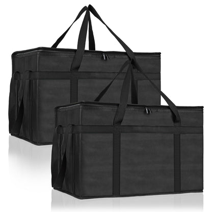 PEASUG Insulated Food Delivery Bag, XXXL Catering Bag for Keep Food Warming