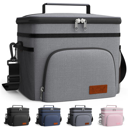 HOTOR Insulated Lunch Box Men Women Leak-Proof Cooler Lunch Bag 9L