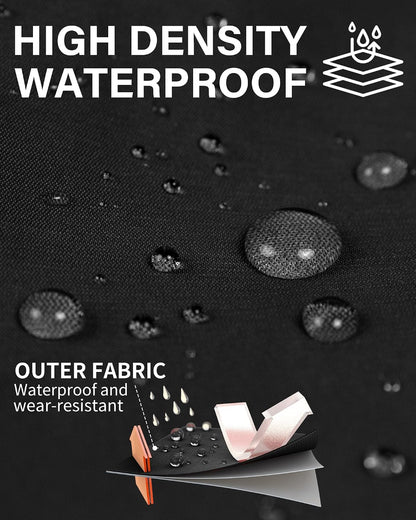 iCreek Women's Long Rain Jacket Waterproof Packable Hooded Windbreaker