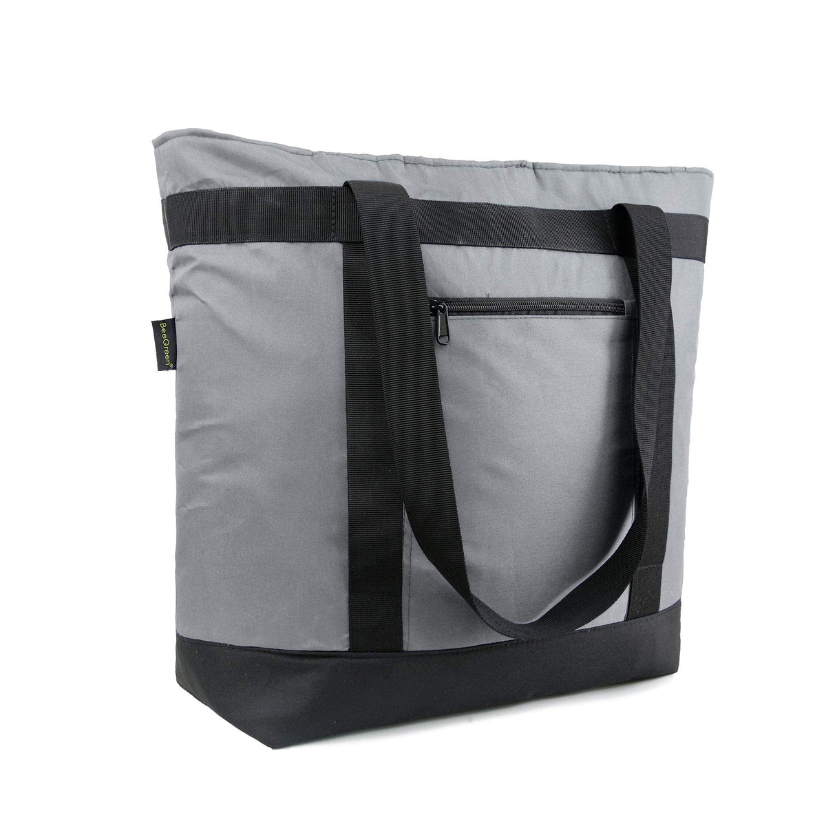BeeGreen Cooler Bag Soft Insulated Tote for Beach Travel Grocery Shopping Lunch Portable Large Ice Coolers with Handle Hard Freezer Bags with Zippered Top Foldable Leakproof Delivery Totes Moss