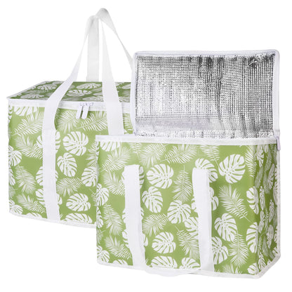 Bodaon Insulated Food Delivery Bag, XXXL Reusable Warming Bag, Black, 1Pk