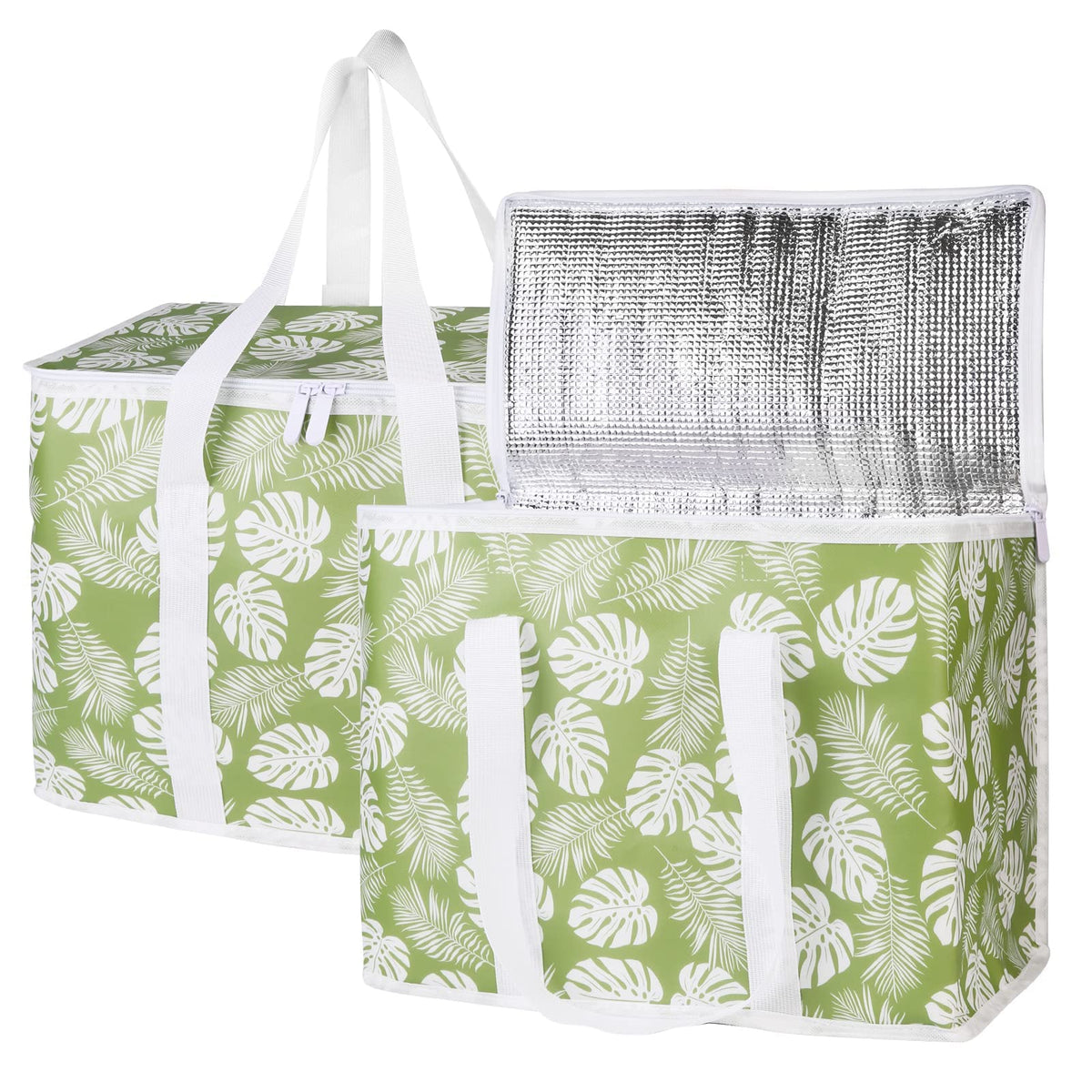 Bodaon 1-Pack Insulated Reusable Grocery Shopping Bags, X-Large, Black