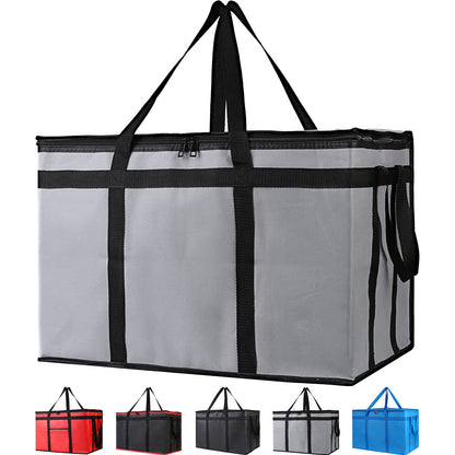 Bodaon 1-Pack Insulated Reusable Grocery Shopping Bags, X-Large, Black