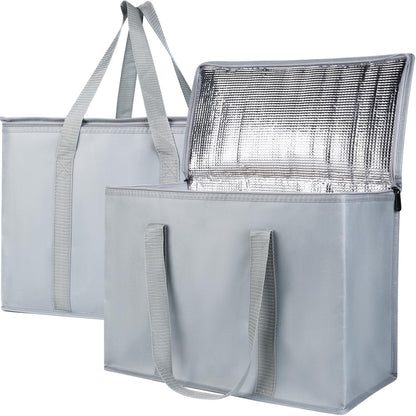 Bodaon 1-Pack Insulated Reusable Grocery Shopping Bags, X-Large, Black