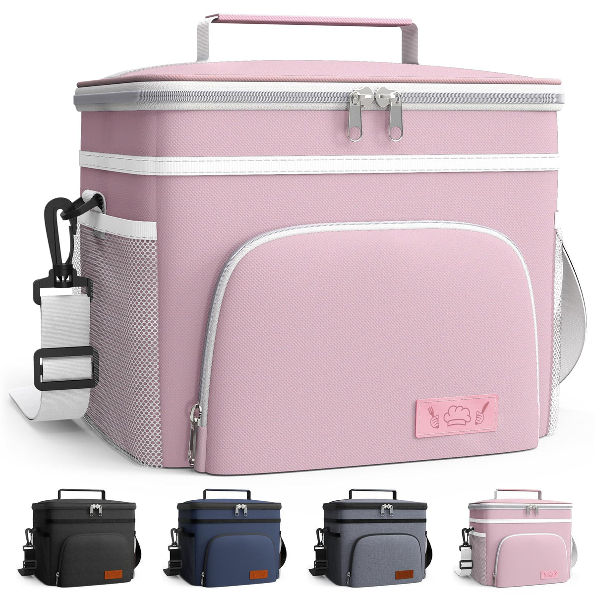 HOTOR Insulated Lunch Box Men Women Leak-Proof Cooler Lunch Bag 9L