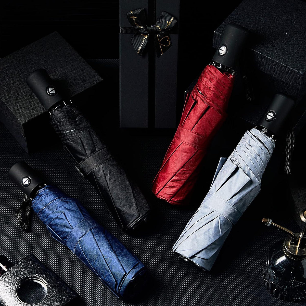 Amylove Windproof Travel Umbrellas Bulk Auto Open