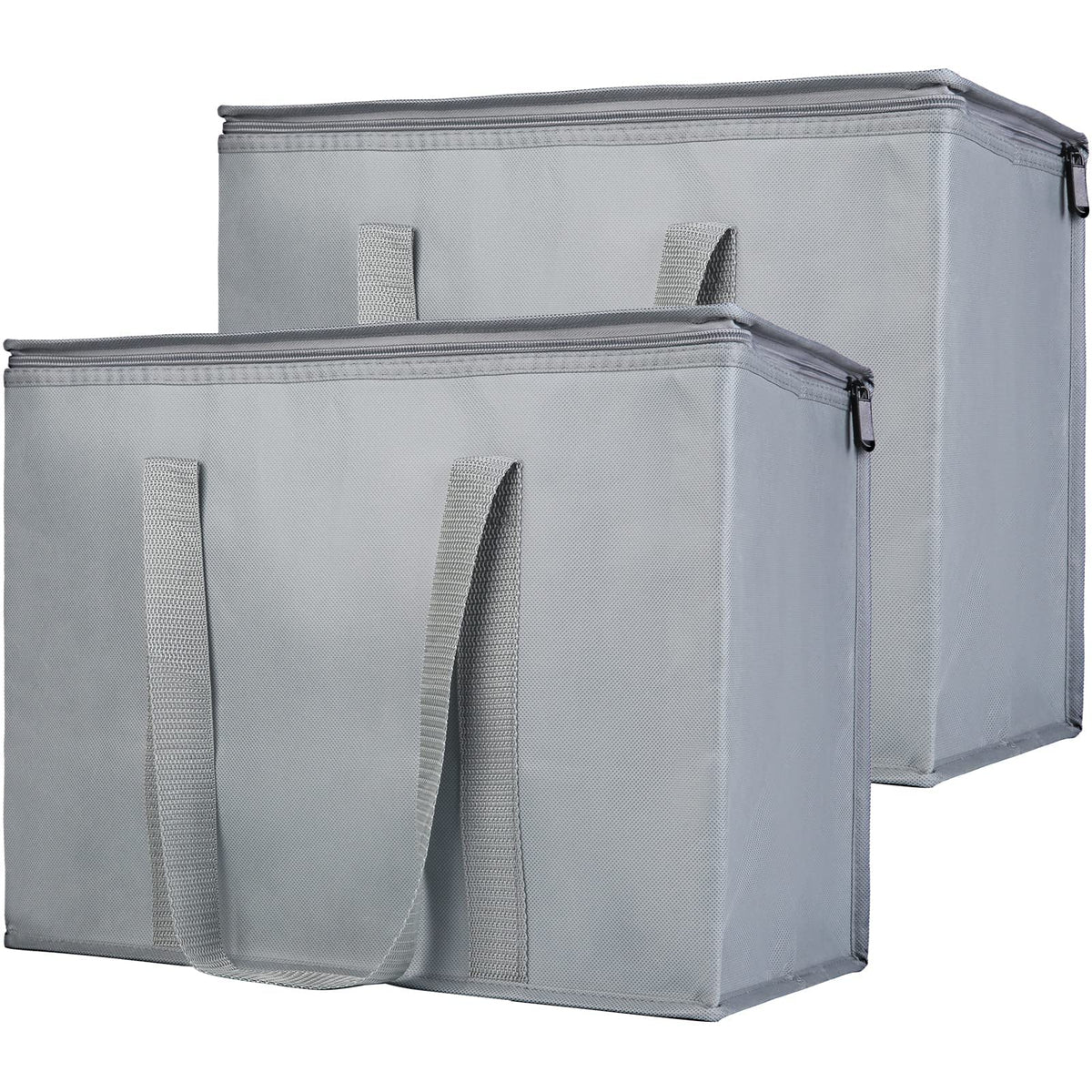 Bodaon 1-Pack Insulated Reusable Grocery Shopping Bags, X-Large, Black