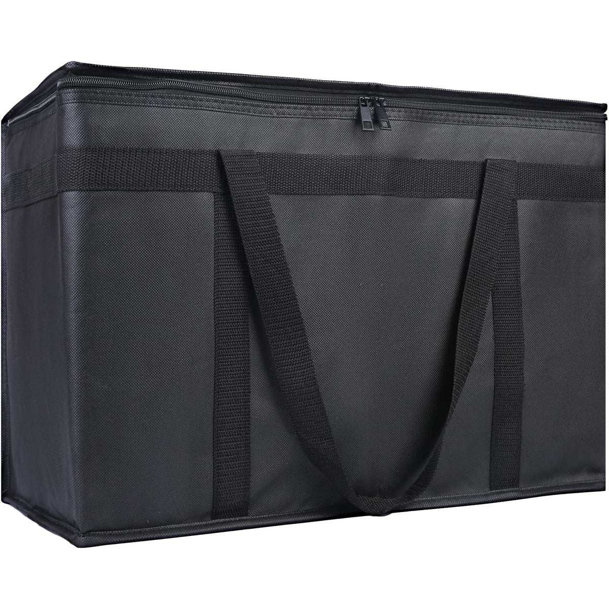 Bodaon 1-Pack Insulated Reusable Grocery Shopping Bags, X-Large, Black