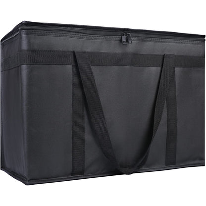 Bodaon 1-Pack Insulated Reusable Grocery Shopping Bags, X-Large, Black