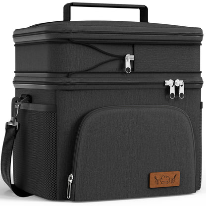HOTOR Insulated Lunch Box Men Women Leak-Proof Cooler Lunch Bag 9L