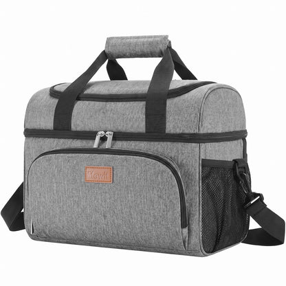 Lifewit Insulated Cooler Bag, Large Leakproof Beach Cooler, Lightweight Portable Double Layer Soft-Sided Travel Ice Chest for Camping, Kayaking, Road Trips, Grocery Shopping