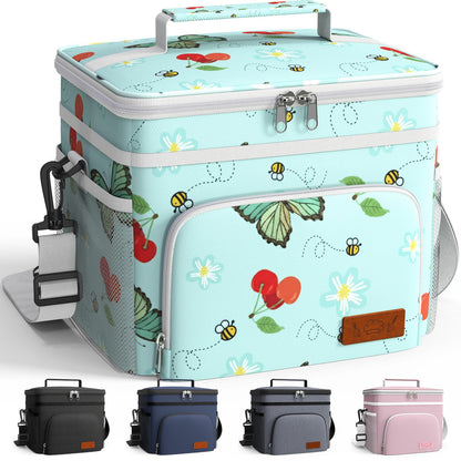 HOTOR Insulated Lunch Box Men Women Leak-Proof Cooler Lunch Bag 9L