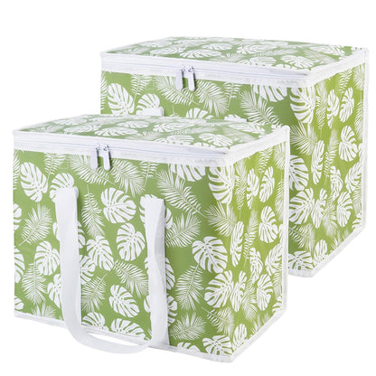 1-Pack Insulated Food Delivery Bag with Hard Bottom, 3X-Large, Black