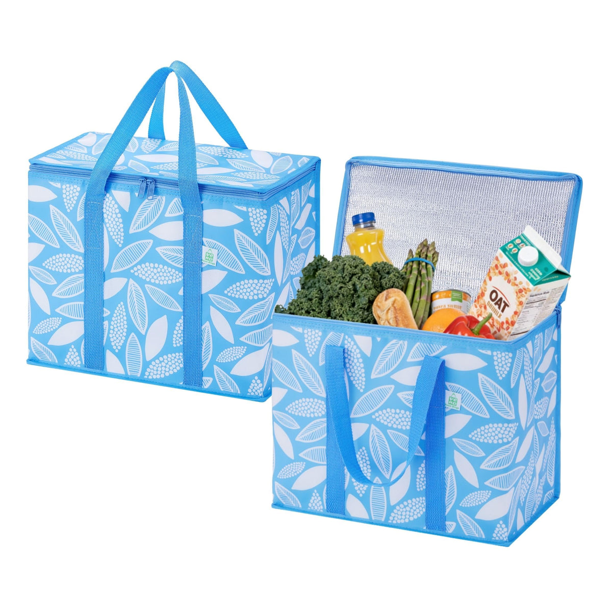 VENO 3 Pack Insulated Cooler Reusable Grocery Shopping Bag Food Delivery