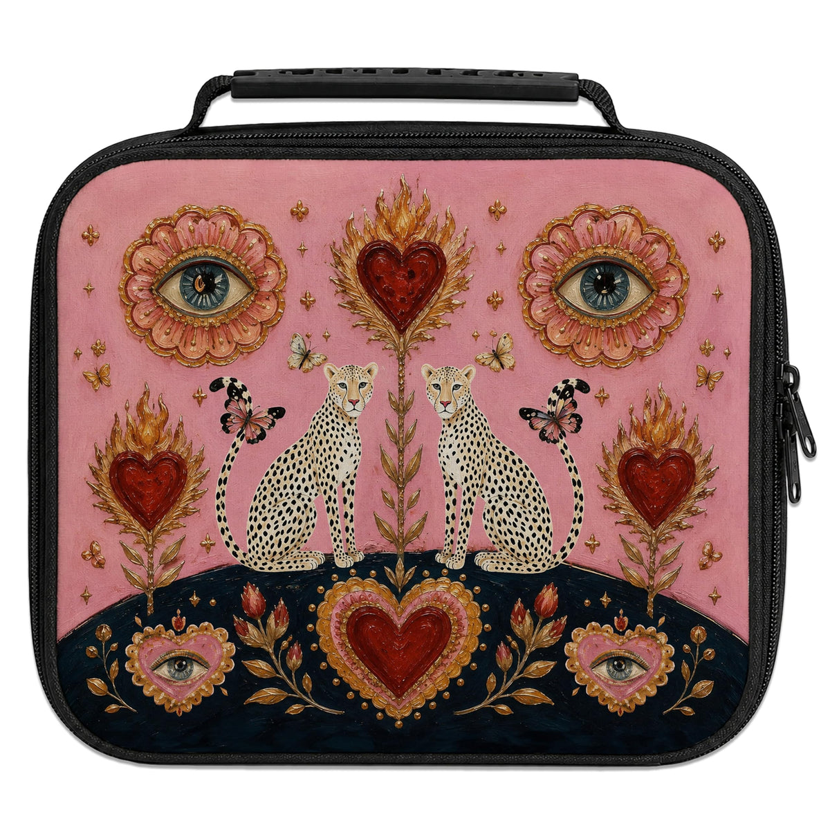 Neon Space Inspirational Lunch Bag Insulated Lunchbox