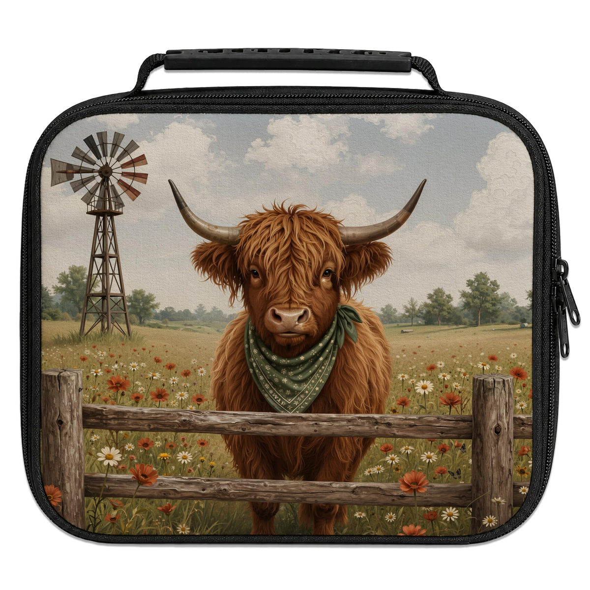 Neon Space Inspirational Lunch Bag Insulated Lunchbox