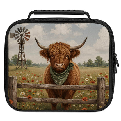 Neon Space Inspirational Lunch Bag Insulated Lunchbox