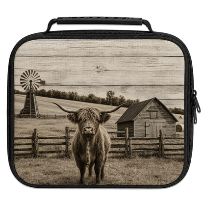 Neon Space Inspirational Lunch Bag Insulated Lunchbox